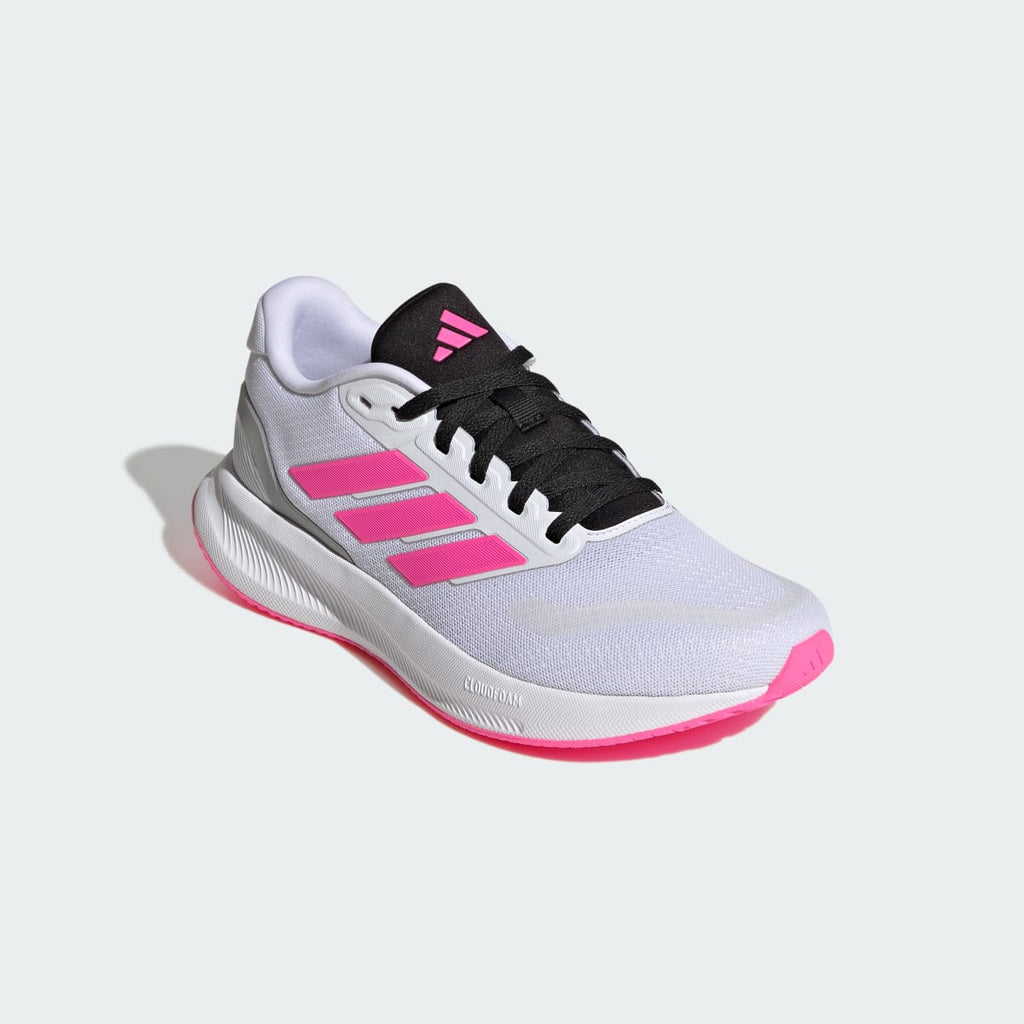 Adidas Women's Runfalcon 5 Running Shoes - Cloud White / Lucid Pink / Core Black - Image 4