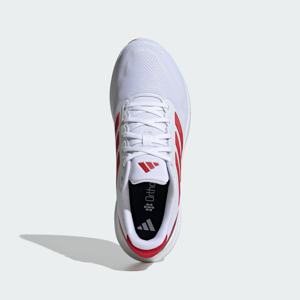 Adidas Men's Runfalcon 5 Running Shoes - Cloud White / Better Scarlet / Core Black - Image 2