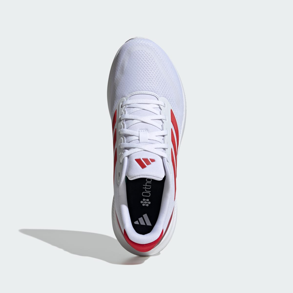 Adidas Men's Runfalcon 5 Running Shoes - Cloud White / Better Scarlet / Core Black - Image 2