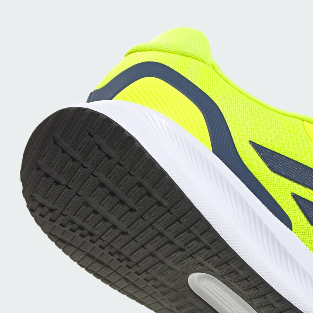 Adidas Men's Runfalcon 5 Running Shoes - Solar Yellow / Dark Blue / Cloud White - Image 8
