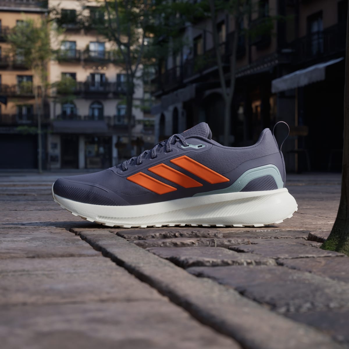 Adidas Men's Runfalcon 5 TR Running Shoes - Aurora Onix / Pure Orange / Core Black - Image 7
