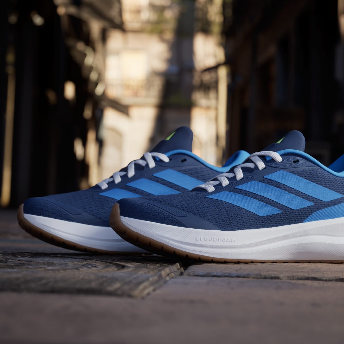 Adidas Kids' Runfalcon 6 Junior Shoes - Dark Blue / Bright Royal / Lucid Lemon - Image 9