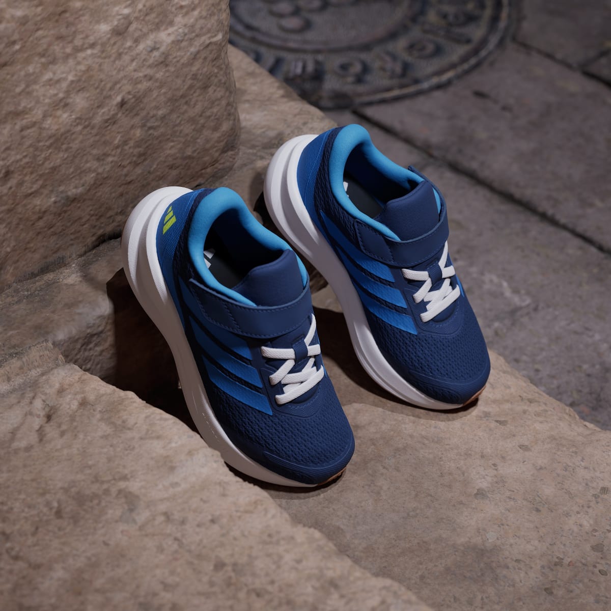 Adidas Kids' Runfalcon 6 Shoes Children - Dark Blue / Bright Royal / Lucid Lemon - Image 5