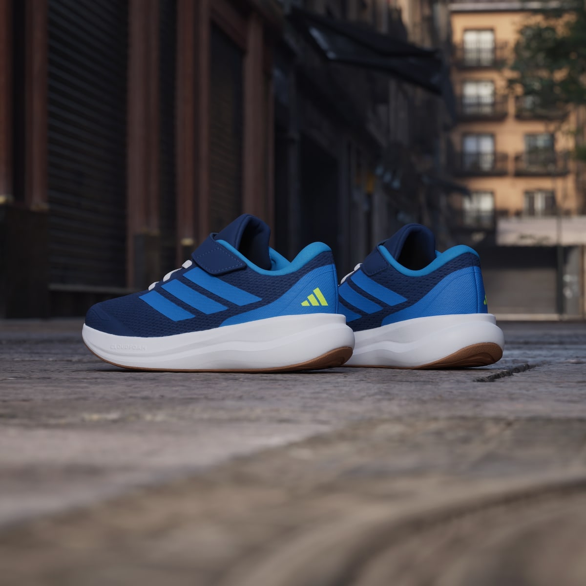 Adidas Kids' Runfalcon 6 Shoes Children - Dark Blue / Bright Royal / Lucid Lemon - Image 6