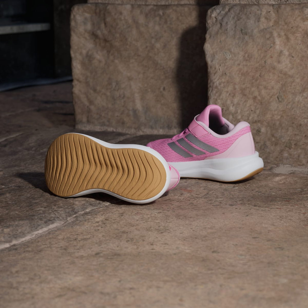 Adidas Kids' Runfalcon 6 Shoes Children - St Tropic Bloom / Silver Metallic / Lucid Pink - Image 4