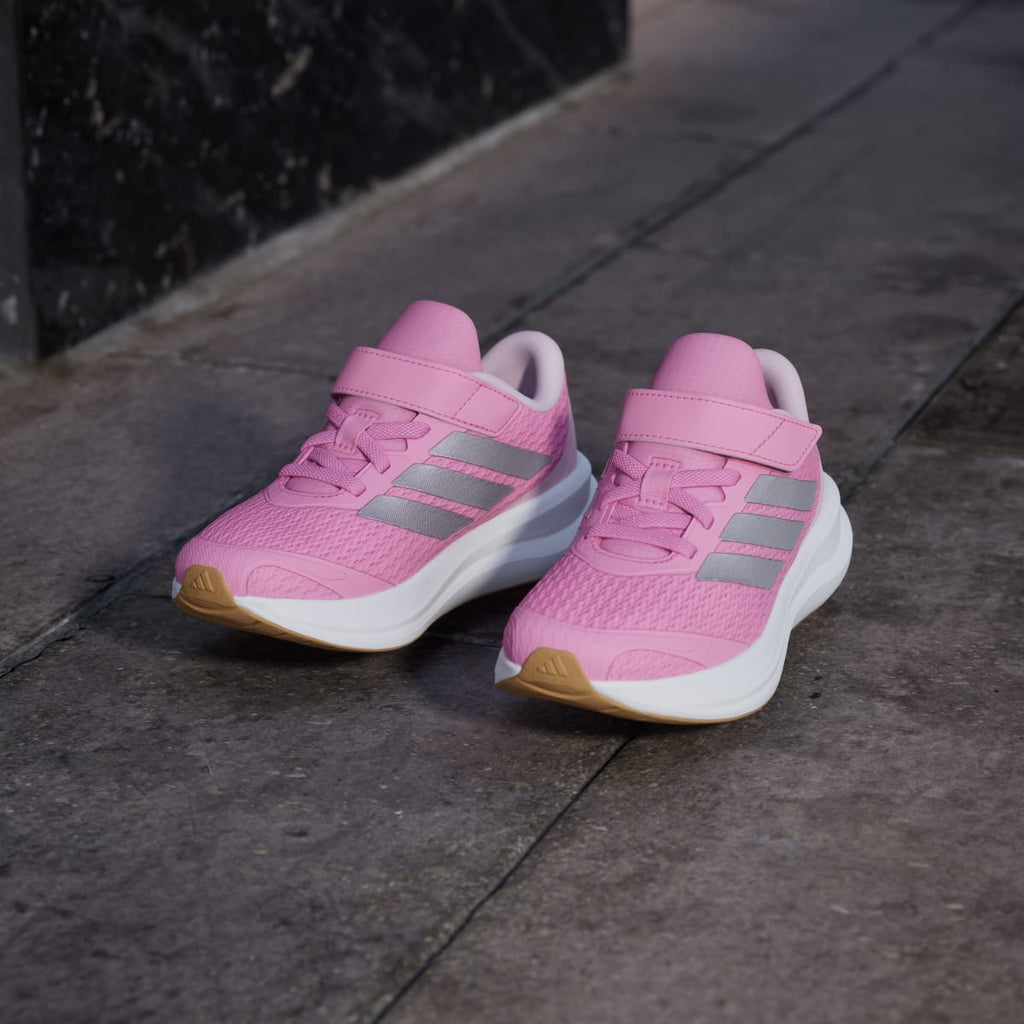 Adidas Kids' Runfalcon 6 Shoes Children - St Tropic Bloom / Silver Metallic / Lucid Pink - Image 8
