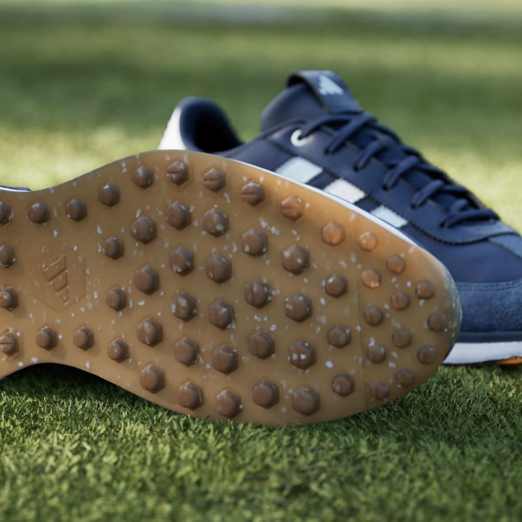 Adidas Men's S2G 26 TEXTILE SPIKELESS GOLF SHOES - Collegiate Navy / Cloud White / Crystal Sky - Image 9