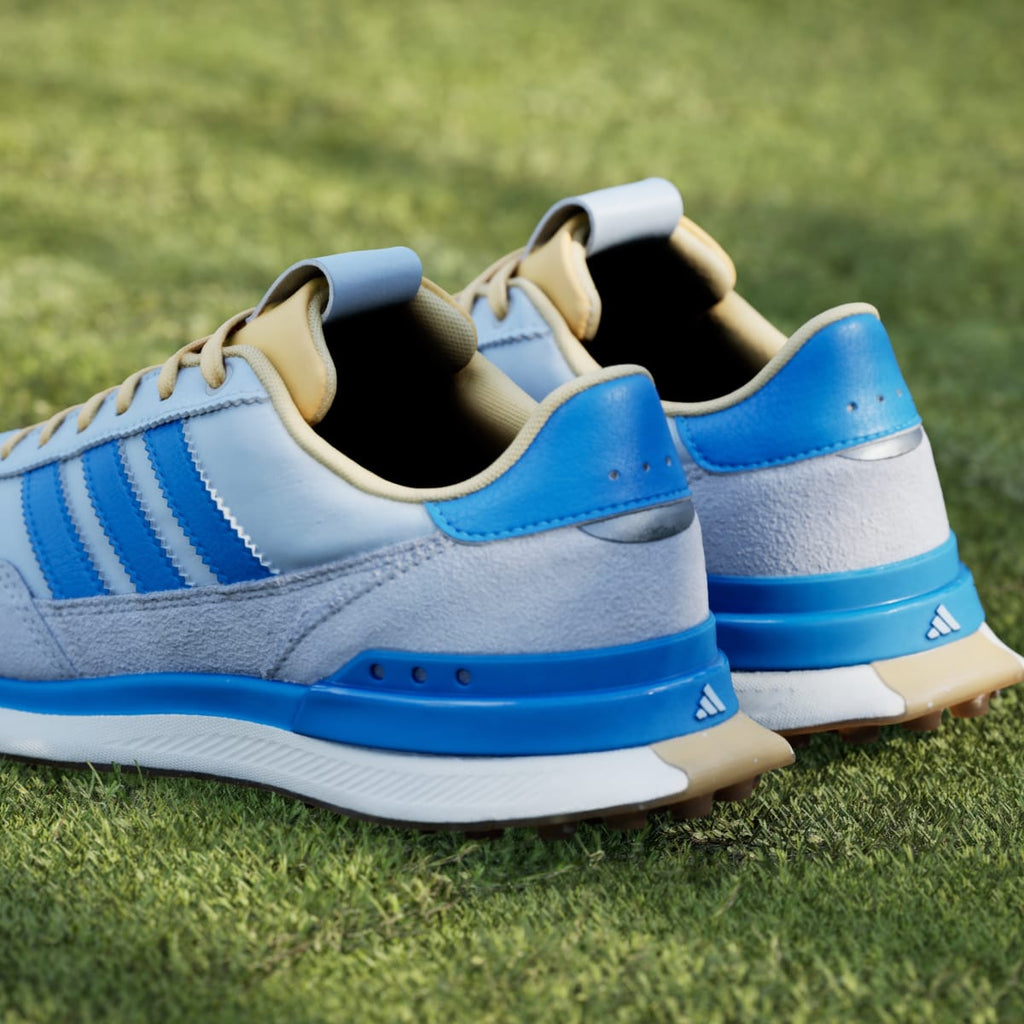 Adidas Women's S2G 26 TEXTILE SPIKELESS GOLF SHOES - Crystal Sky / Lucid Ray Blue / Ice Tangerine - Image 10