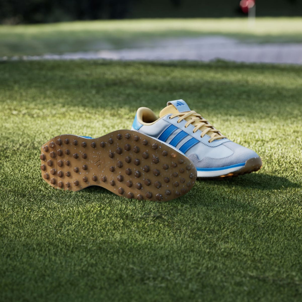 Adidas Women's S2G 26 TEXTILE SPIKELESS GOLF SHOES - Crystal Sky / Lucid Ray Blue / Ice Tangerine - Image 4