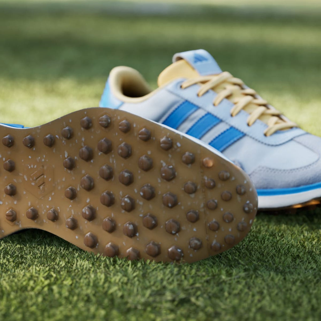 Adidas Women's S2G 26 TEXTILE SPIKELESS GOLF SHOES - Crystal Sky / Lucid Ray Blue / Ice Tangerine - Image 9