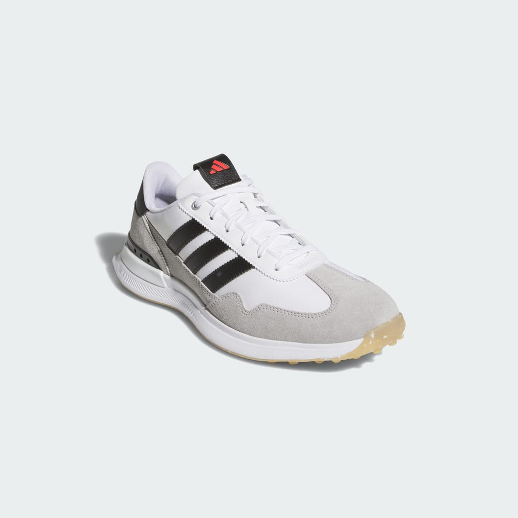 Adidas Men's S2G 26 TEXTILE SPIKELESS GOLF SHOES - Cloud White / Core Black / Grey Two - Image 4