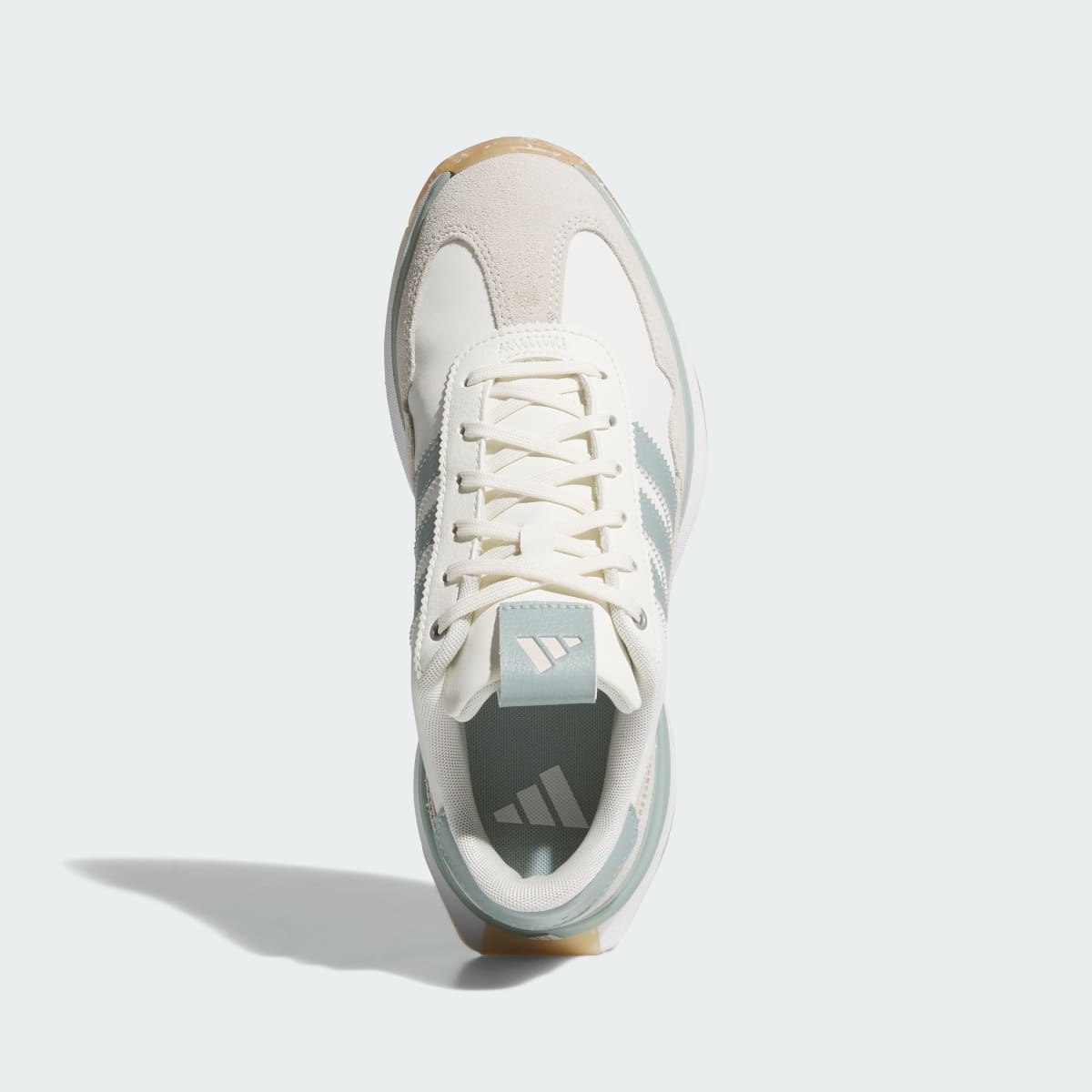 Adidas Women's S2G 26 TEXTILE SPIKELESS GOLF SHOES - Off White / Wonder Sage / Wonder Quartz - Image 2