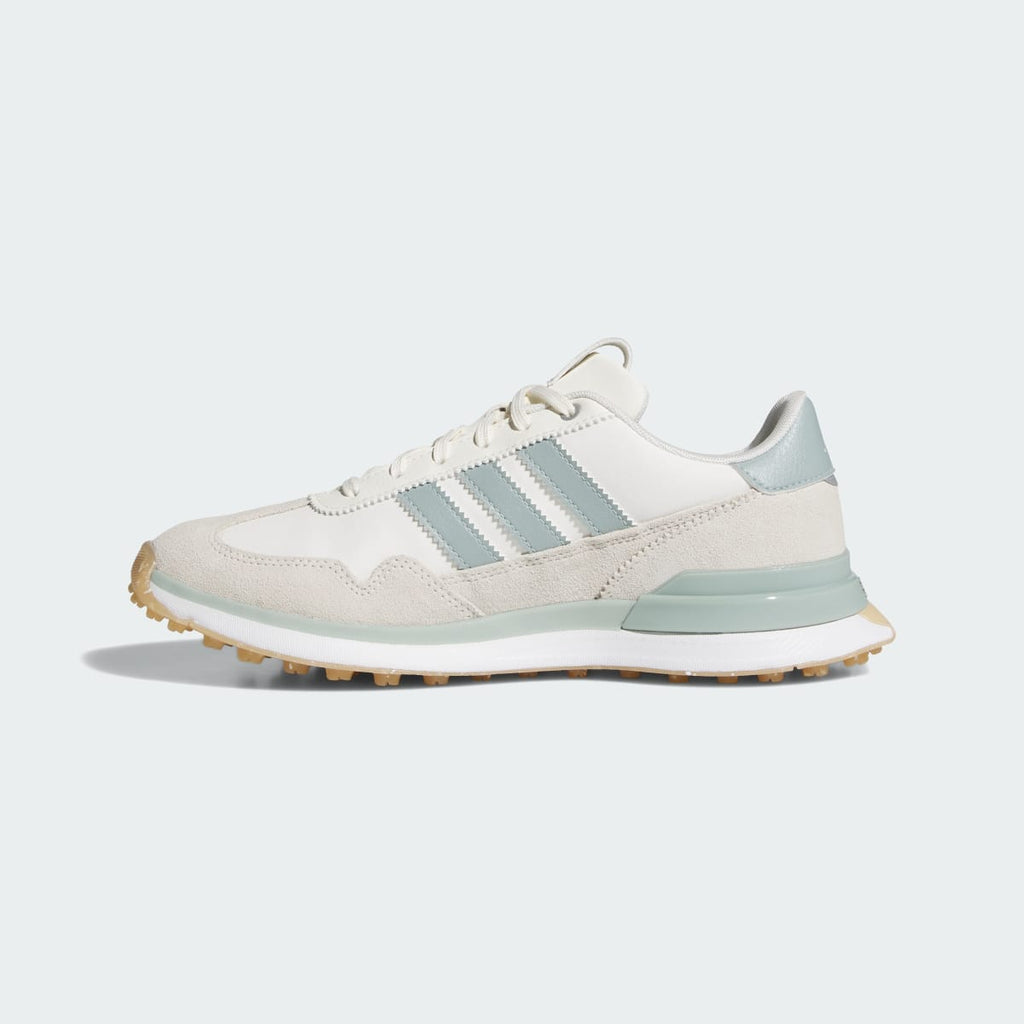 Adidas Women's S2G 26 TEXTILE SPIKELESS GOLF SHOES - Off White / Wonder Sage / Wonder Quartz - Image 6