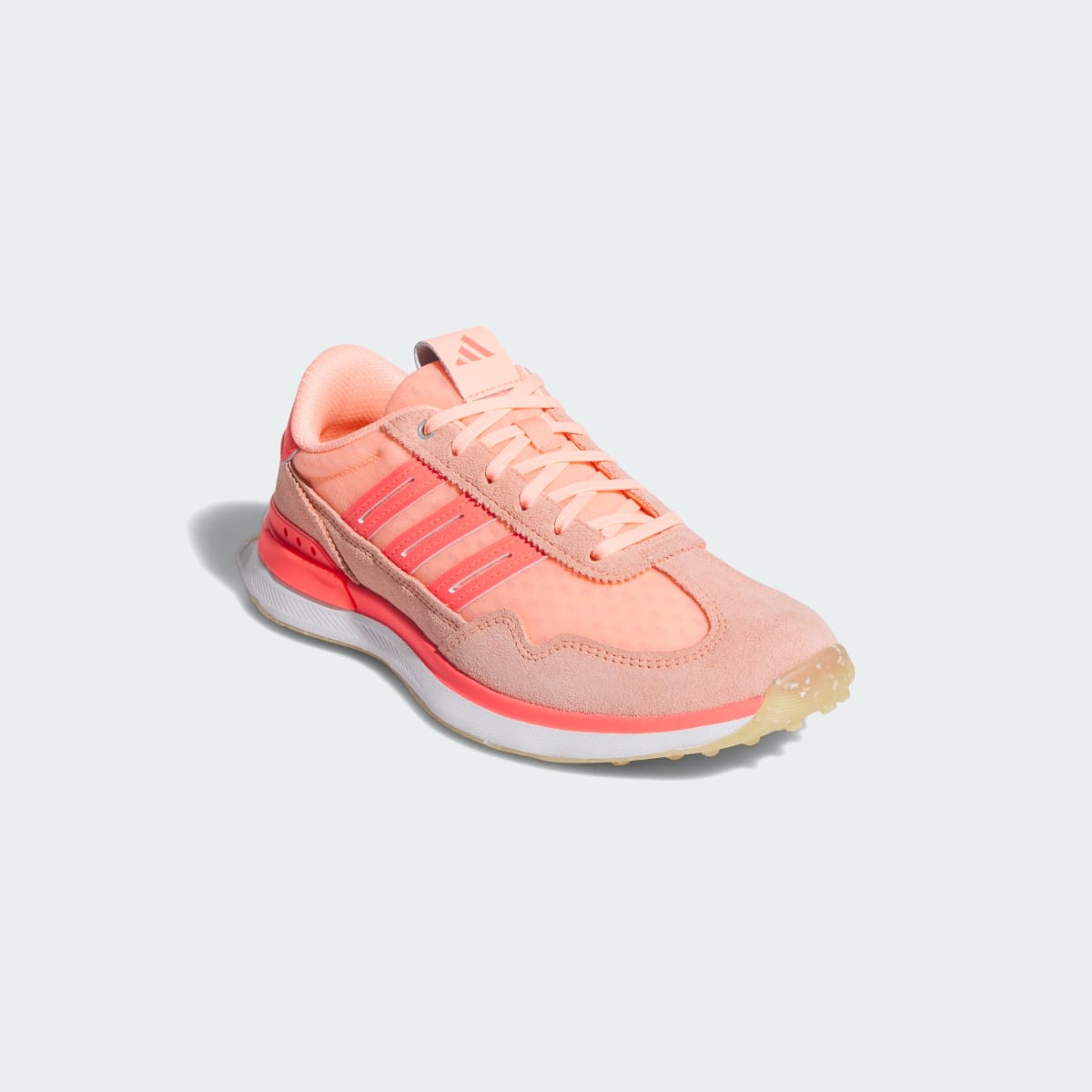 Adidas Women's S2G VENT SPIKELESS GOLF SHOES - Frozen Turbo / Solar Turbo / Gum - Image 4