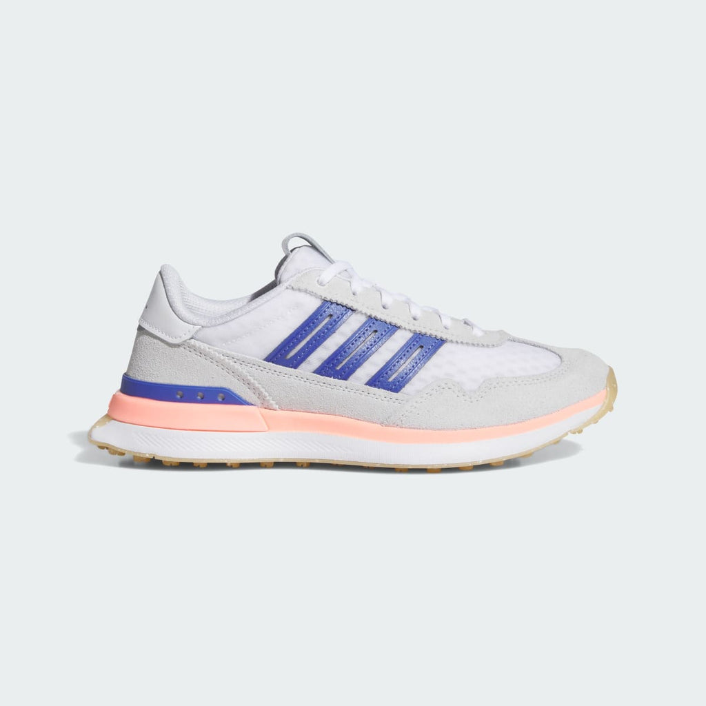 Adidas Women's S2G VENT SPIKELESS GOLF SHOES - Cloud White / Dual Indigo / Frozen Turbo - Image 1