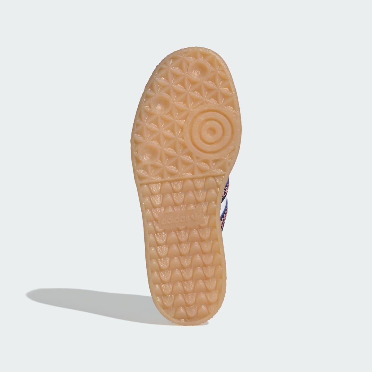 Adidas Kids' SAMBAE SHOES - Cloud White / Dark Blue / Glow Pink - Image 3