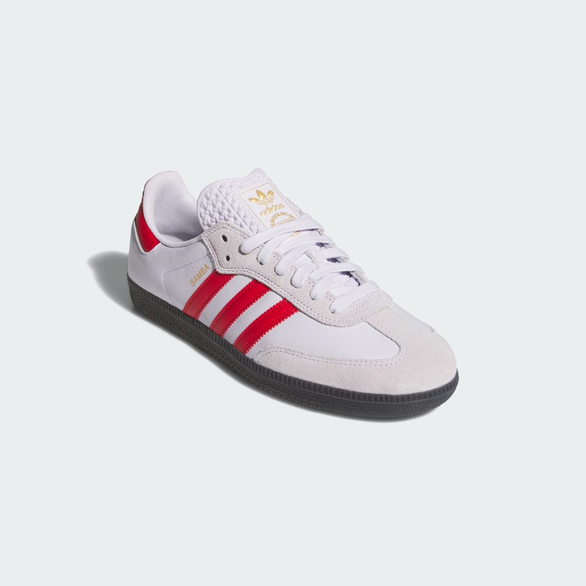 Adidas Men's SAMBA ADV SHOES - Core Black / Frozen Purple / Better Scarlet - Image 4