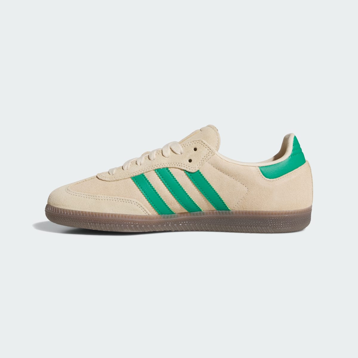Adidas Men's SAMBA ADV Shoes - Sand Strata / Court Green / Gum - Image 6
