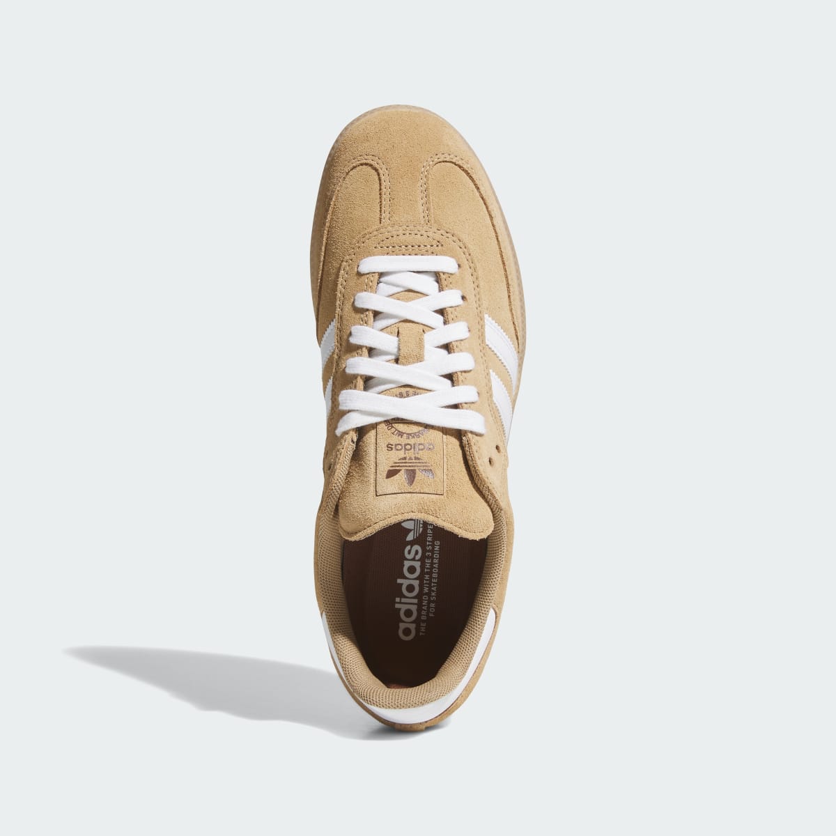 Adidas Men's SAMBA ADV Shoes - Cardboard / Cloud White / Gum - Image 2