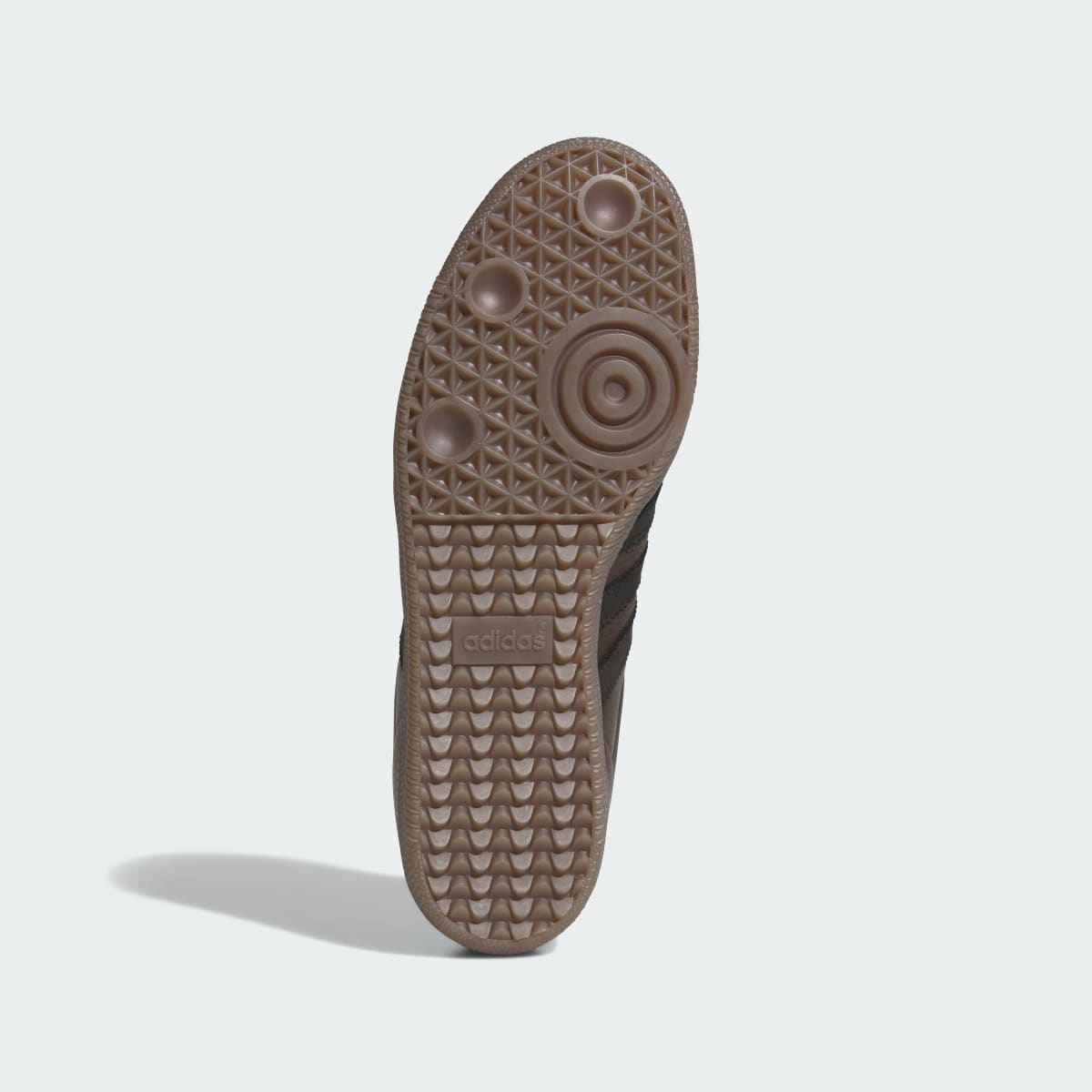 Adidas Men's SAMBA ADV Shoes - Dark Brown / Core Black / Gum - Image 3