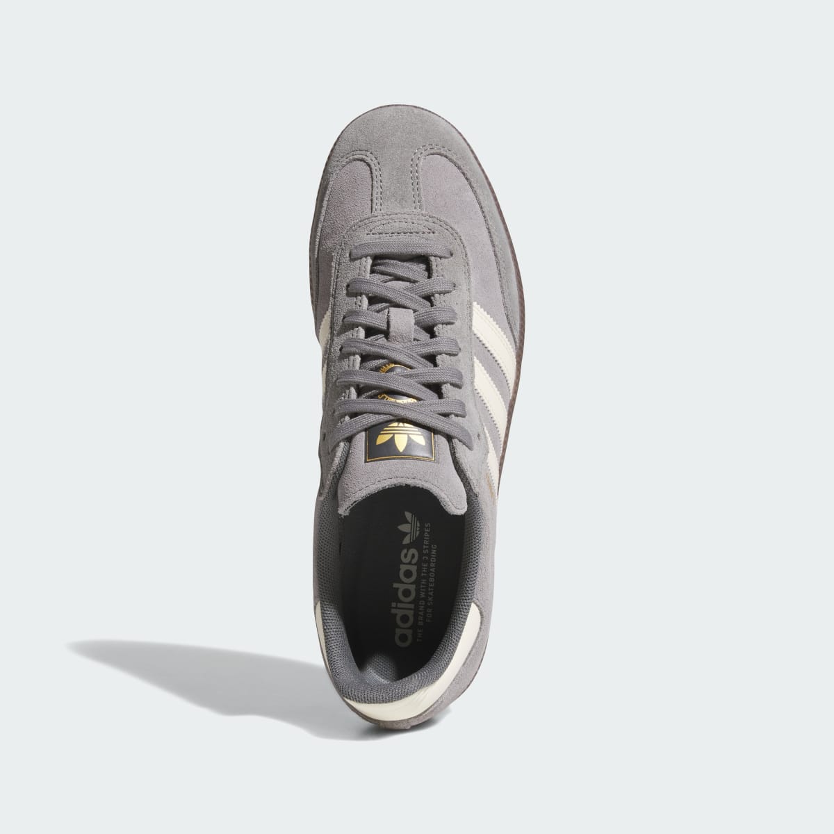 Adidas Men's SAMBA ADV Shoes - Grey Four / Cream White / Grey Three - Image 3