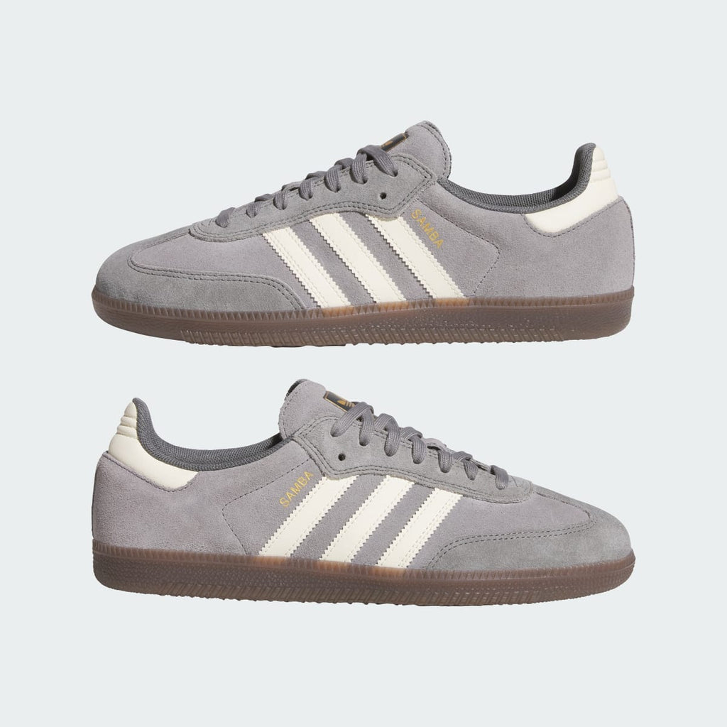 Adidas Men's SAMBA ADV Shoes - Grey Four / Cream White / Grey Three - Image 8