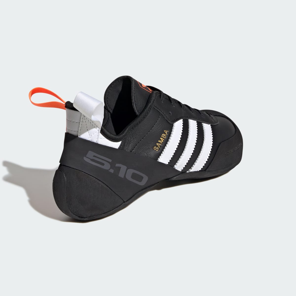 Adidas Women's SAMBA CLIMBING SHOES - Core Black / Cloud White / Solar Orange - Image 5