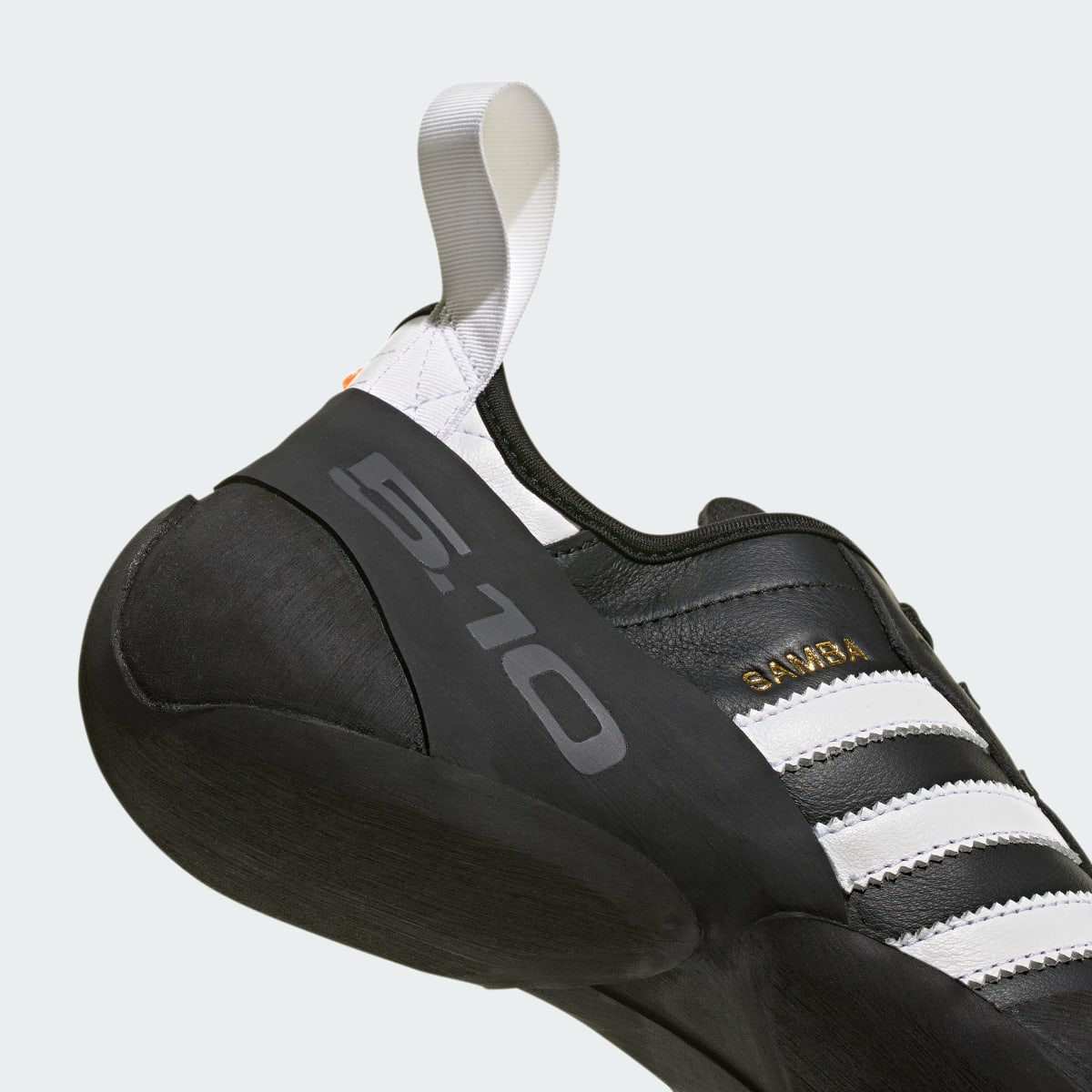 Adidas Men's SAMBA CLIMBING SHOES - Core Black / Cloud White / Solar Orange - Image 7