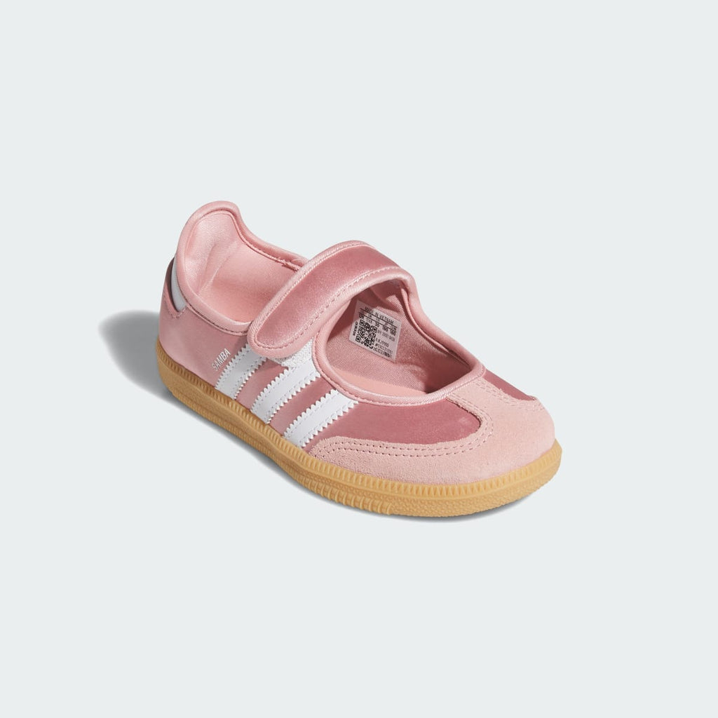 Adidas Kids' SAMBA JANE SHOES - Wonder Mauve / Cloud White / Gum - Image 4