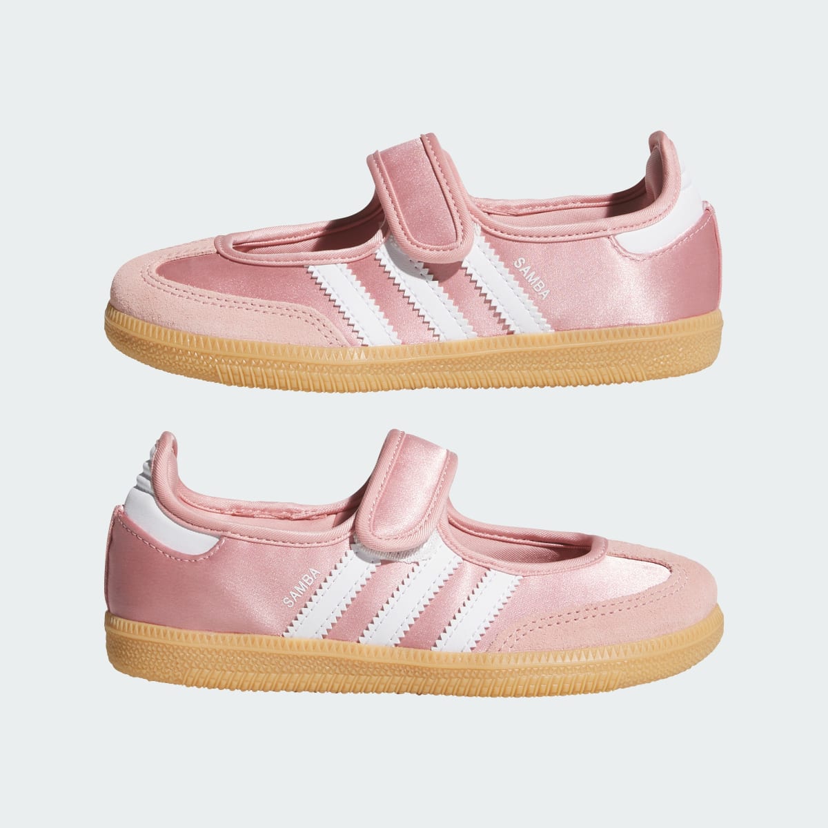 Adidas Kids' SAMBA JANE SHOES - Wonder Mauve / Cloud White / Gum - Image 7