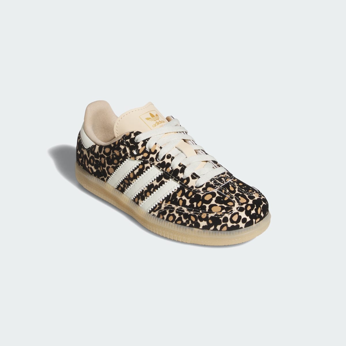 Adidas Kids' SAMBA OG C SHOES - Sand Strata / Ivory / Gum - Image 4