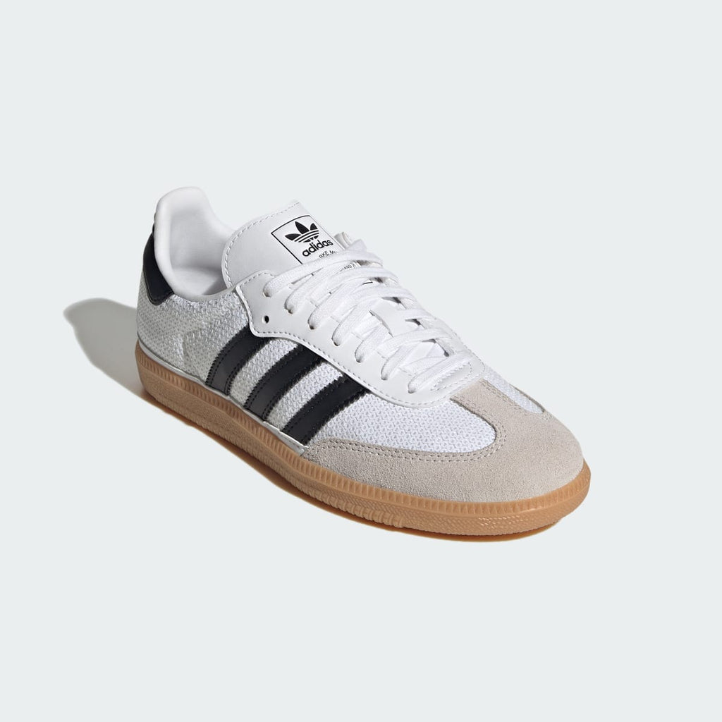 Adidas Kids' SAMBA OG J - Cloud White / Core Black / Grey One - Image 4