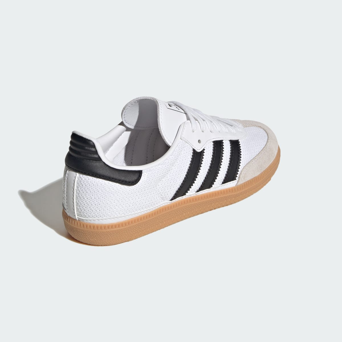 Adidas Kids' SAMBA OG J - Cloud White / Core Black / Grey One - Image 5
