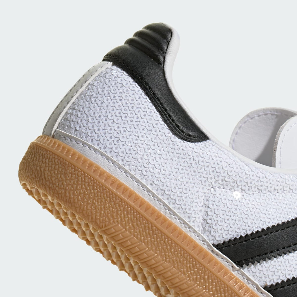Adidas Kids' SAMBA OG J - Cloud White / Core Black / Grey One - Image 8