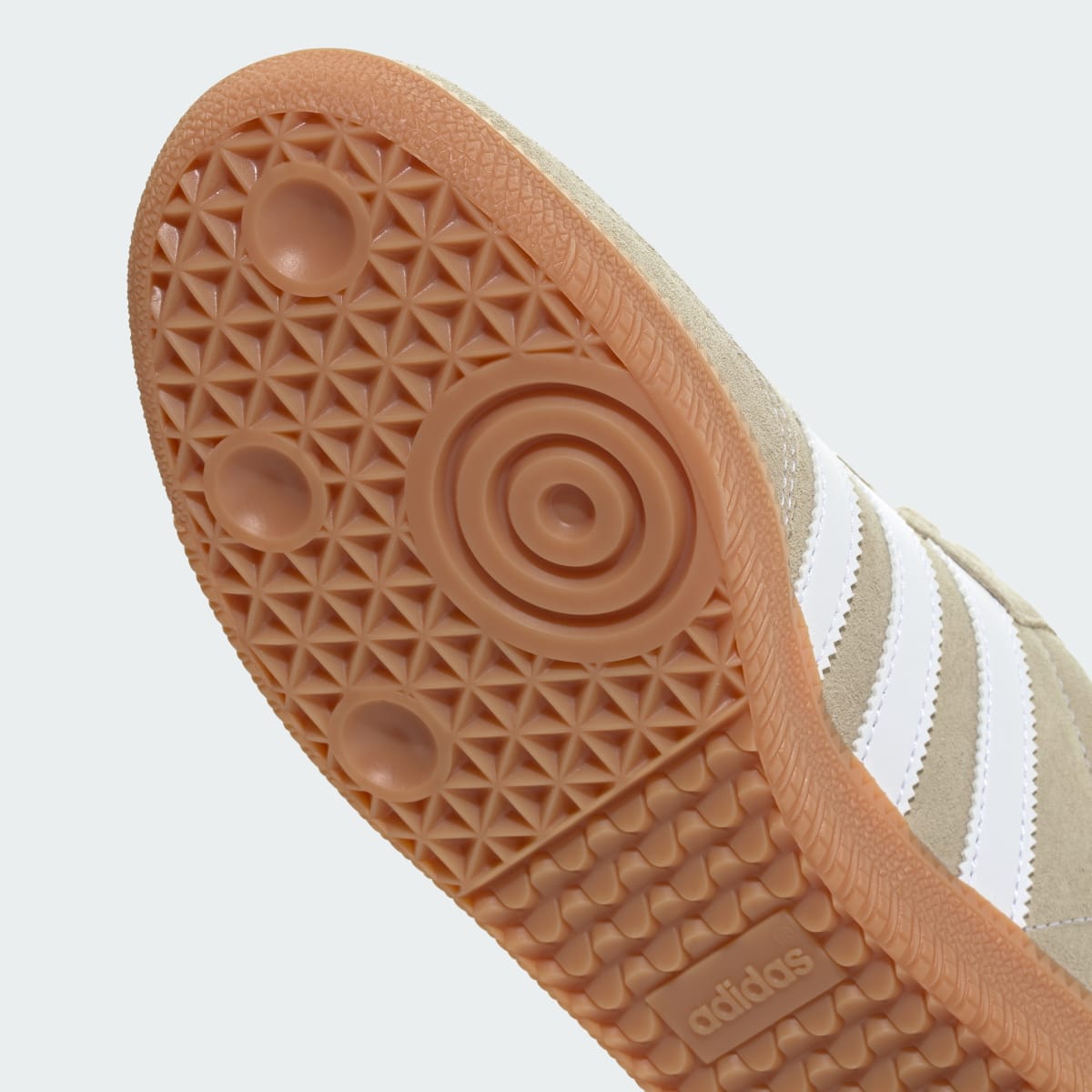 Adidas Men's SAMBA OG SHOES - Khaki Three / Cloud White / Gum - Image 10