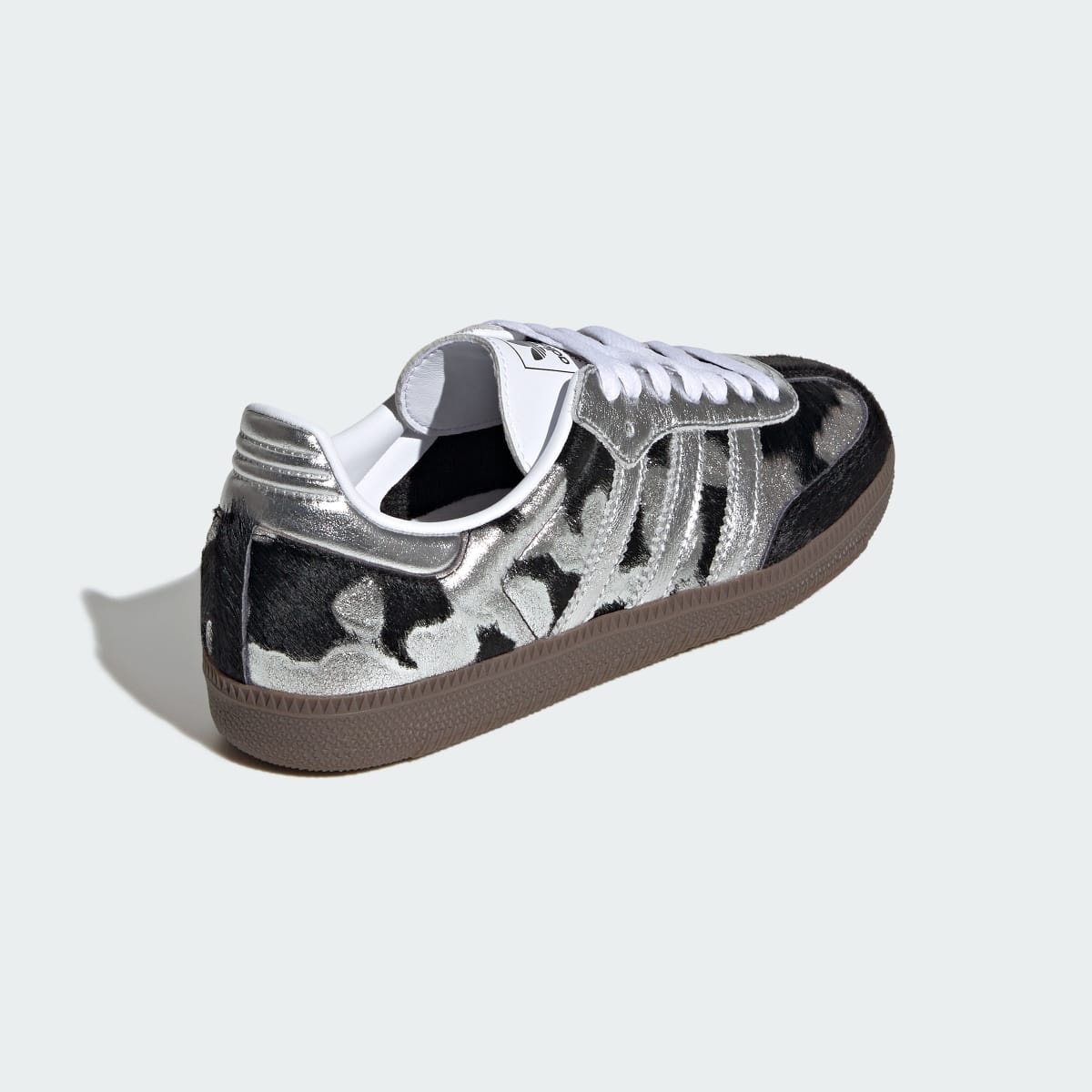 Adidas Women's SAMBA OG SHOES - Core Black / Silver Metallic / Cloud White - Image 5