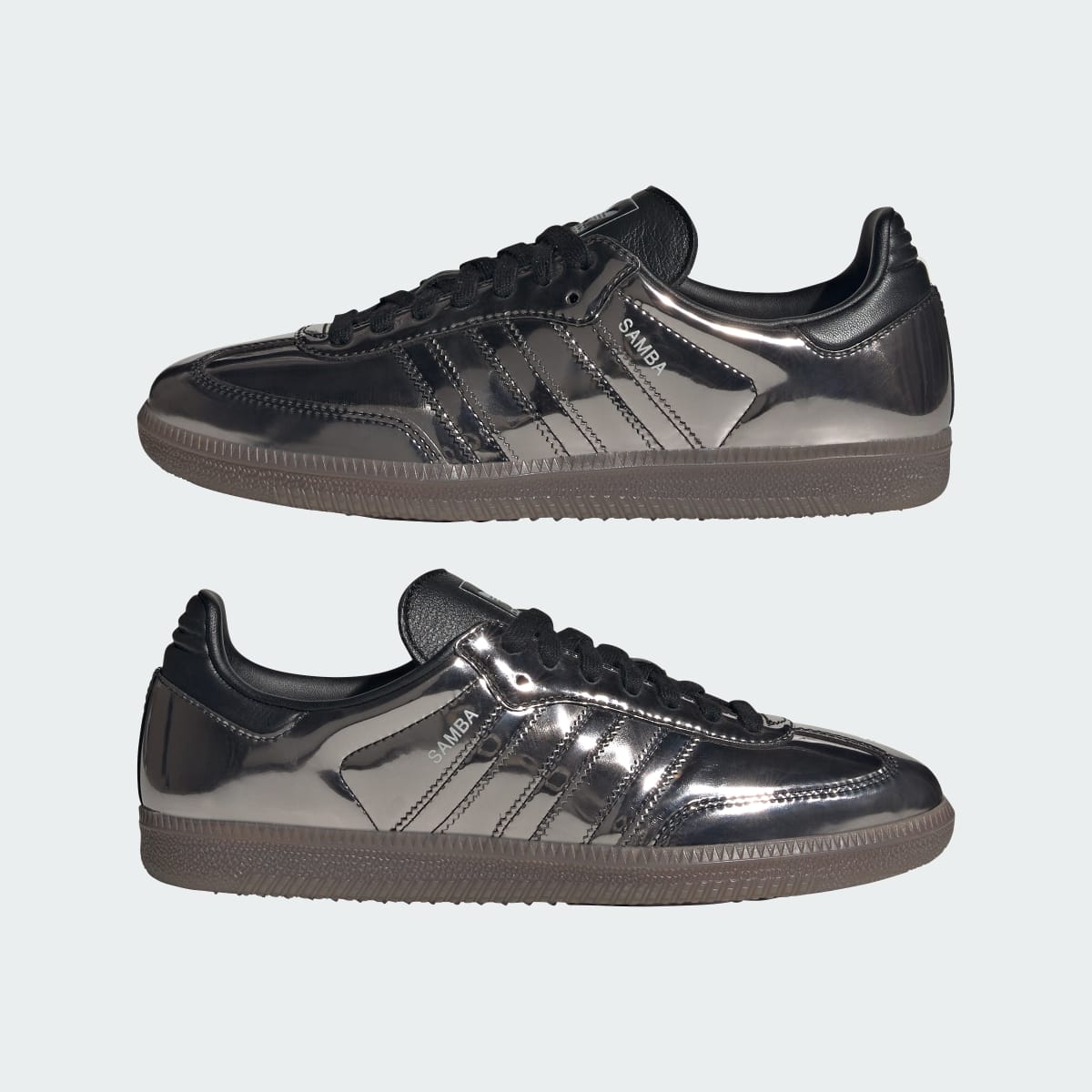 Adidas Women's SAMBA OG SHOES - Core Black / Core Black / Gum - Image 8