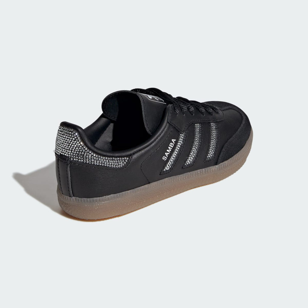 Adidas Kids' SAMBA OG SHOES - Core Black / Core Black / Silver Metallic - Image 5