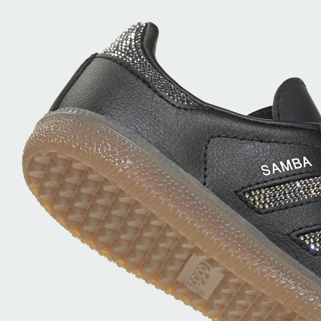 Adidas Kids' SAMBA OG SHOES - Core Black / Core Black / Silver Metallic - Image 7