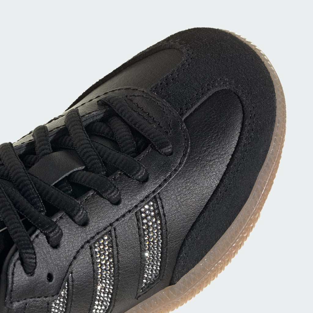 Adidas Kids' SAMBA OG SHOES - Core Black / Core Black / Silver Metallic - Image 8