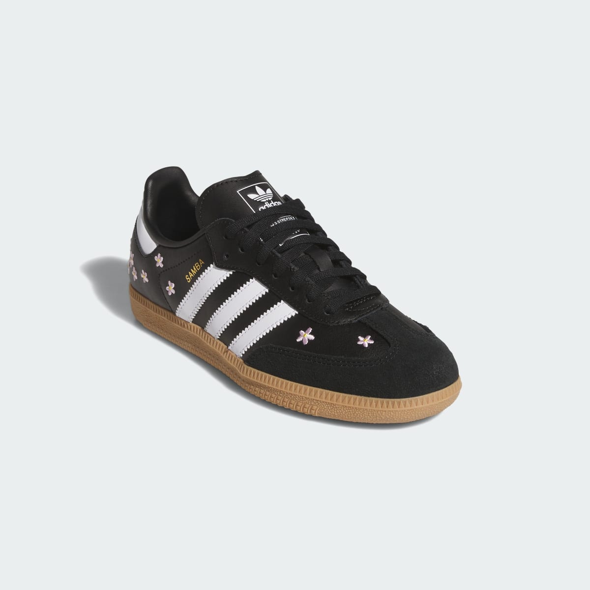 Adidas Kids' SAMBA OG SHOES - Core Black / Cloud White / Gum - Image 4
