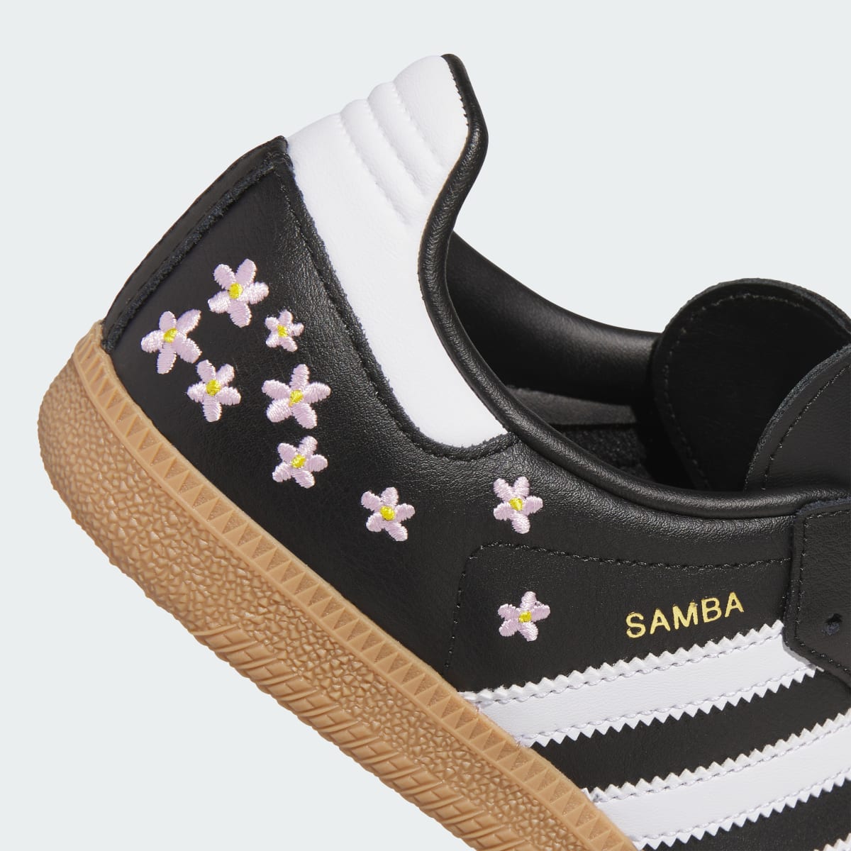 Adidas Kids' SAMBA OG SHOES - Core Black / Cloud White / Gum - Image 7