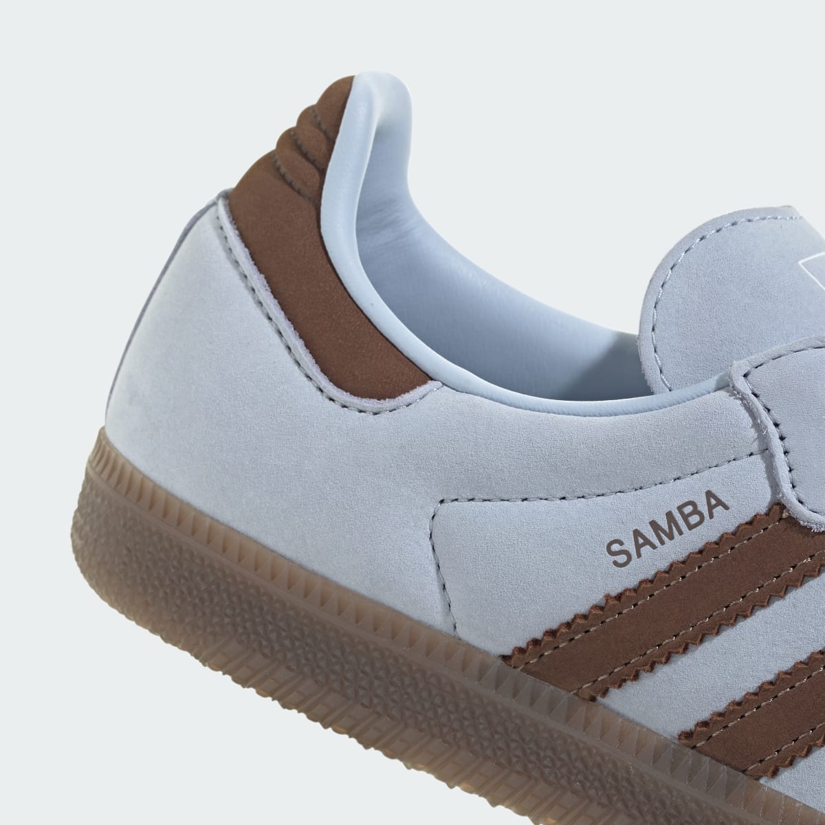 Adidas Women's SAMBA OG SHOES - Crystal Sky / Earth Strata / Cloud White - Image 9