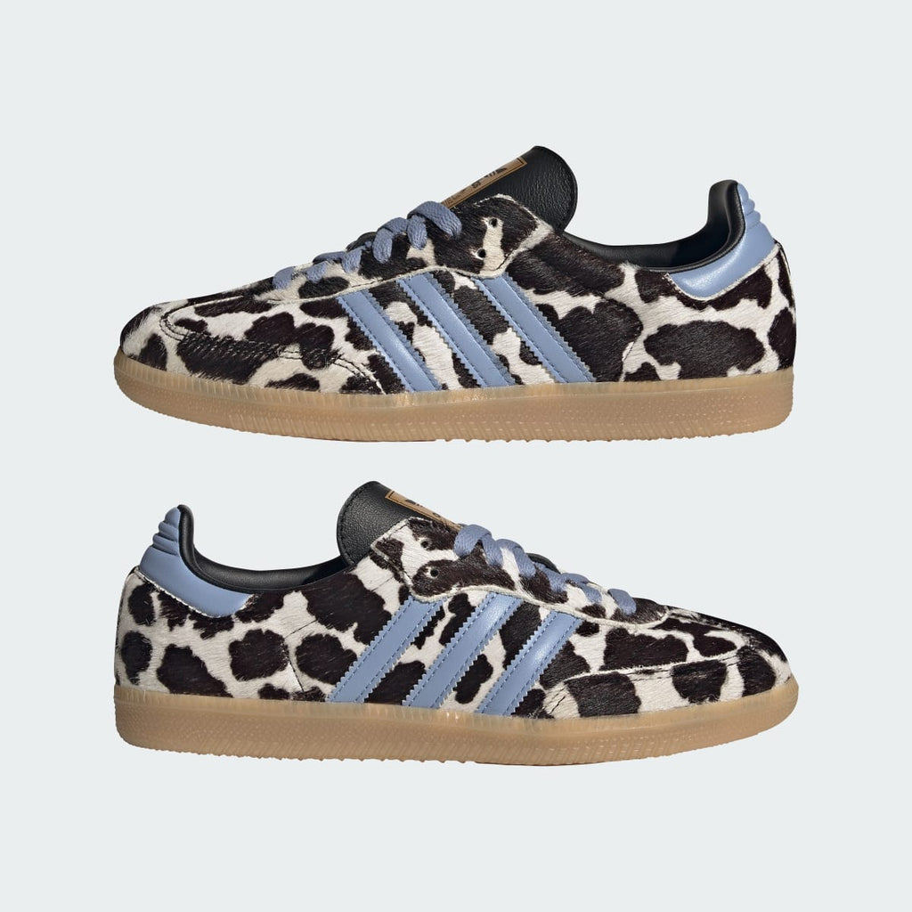 Adidas Women's SAMBA OG SHOES - Chalk Blue / Core Black / Core Black - Image 7