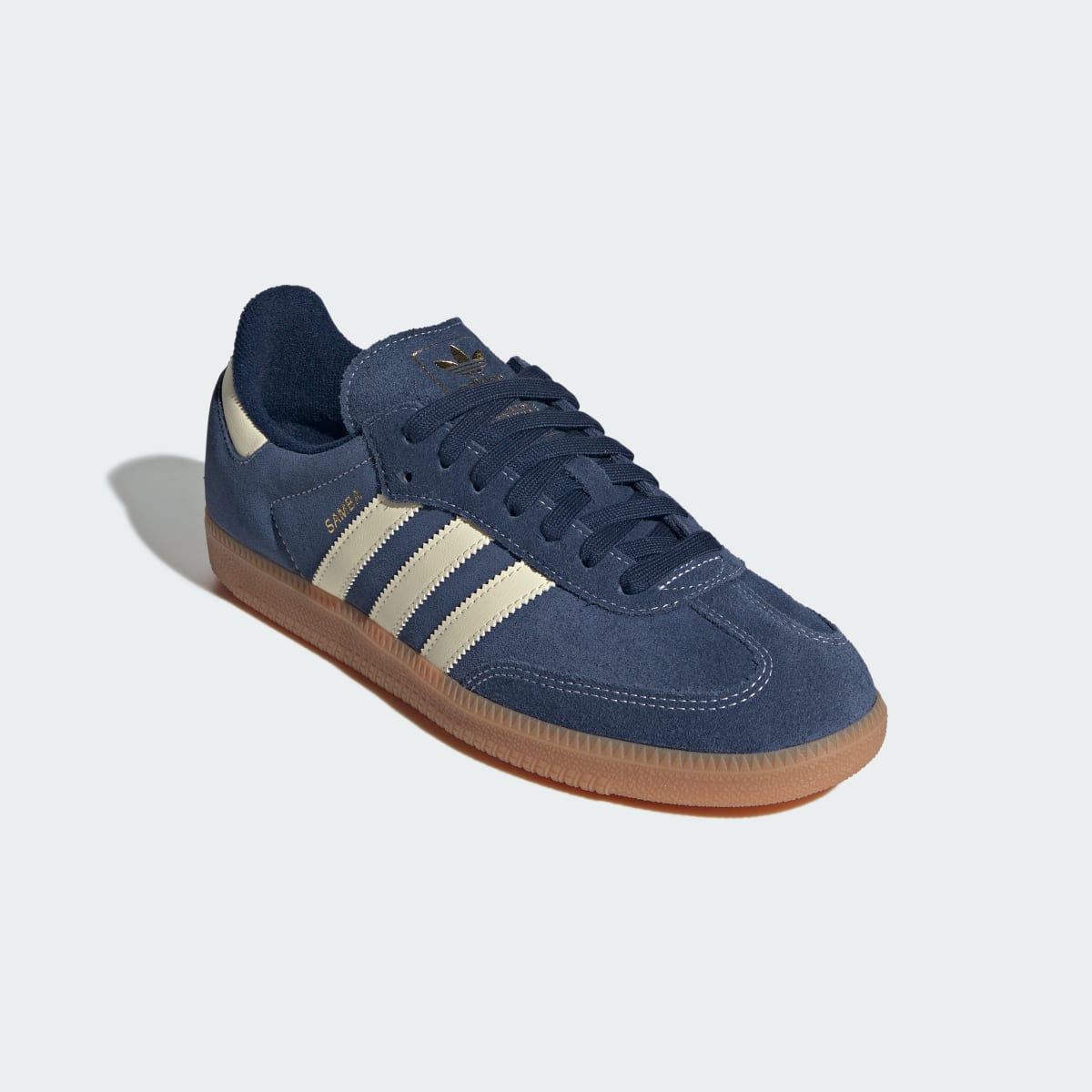 Adidas Men's SAMBA OG SHOES - Night Indigo / Warm Vanilla / Gum - Image 6