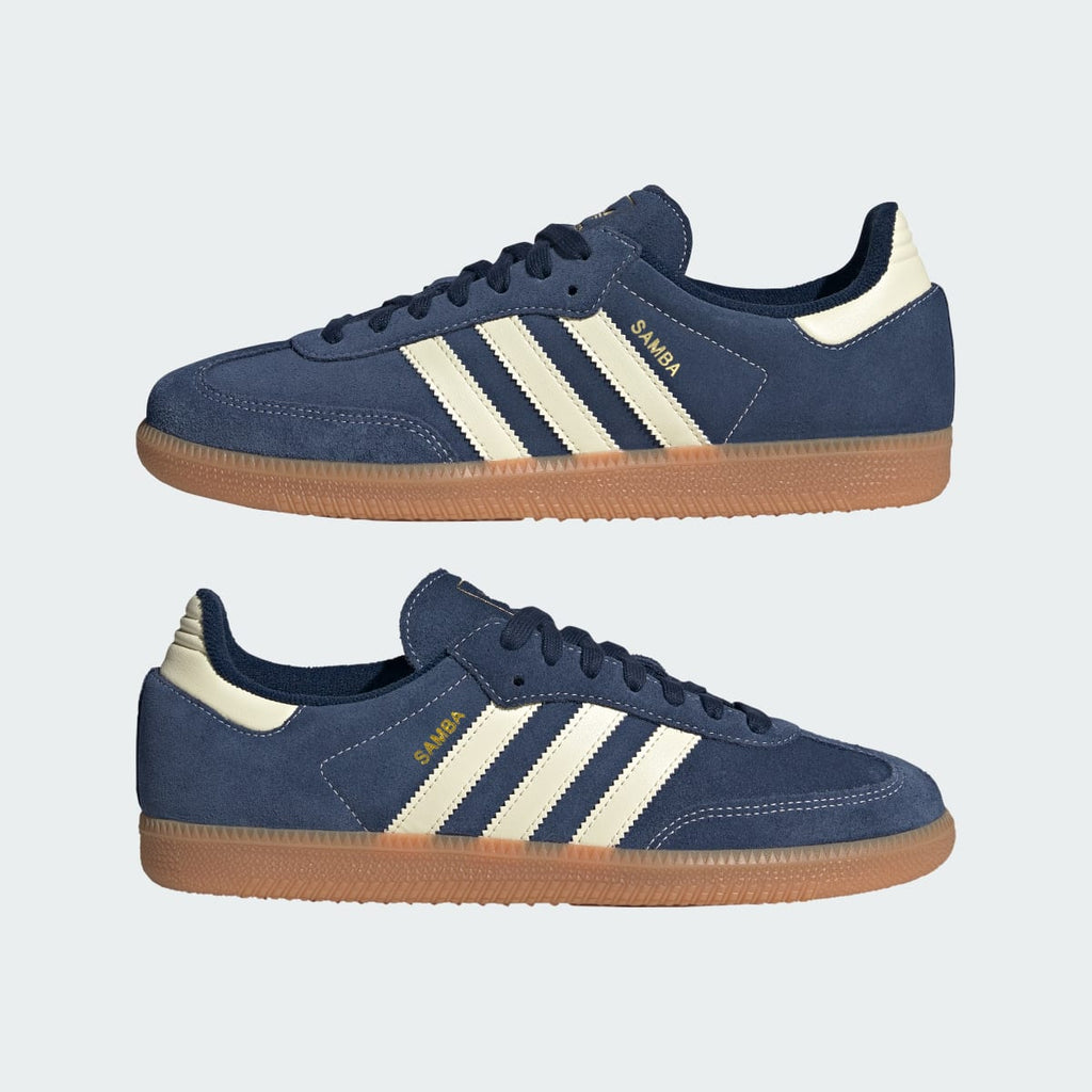 Adidas Men's SAMBA OG SHOES - Night Indigo / Warm Vanilla / Gum - Image 9