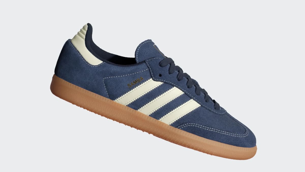 Adidas Men's SAMBA OG SHOES - Night Indigo / Warm Vanilla / Gum - Image 2