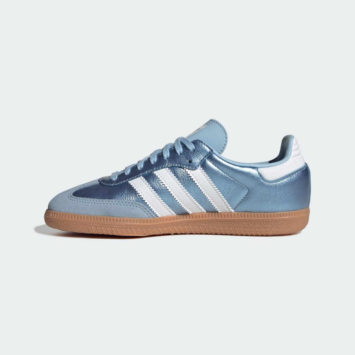 Adidas Kids' SAMBA OG SHOES - Clear Sky / Cloud White / Gum - Image 6