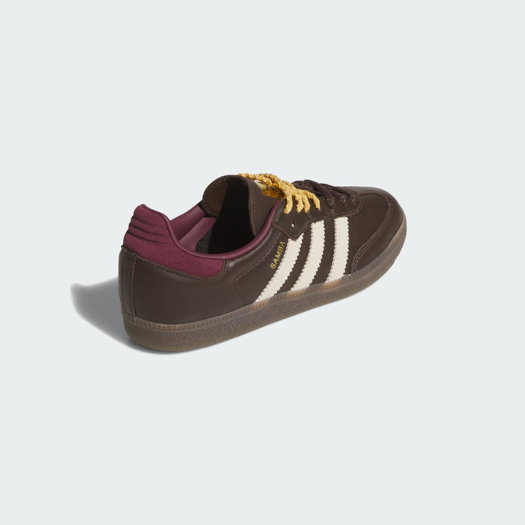 Adidas Women's SAMBA OG SHOES - Brown / Warm Vanilla / Maroon - Image 5