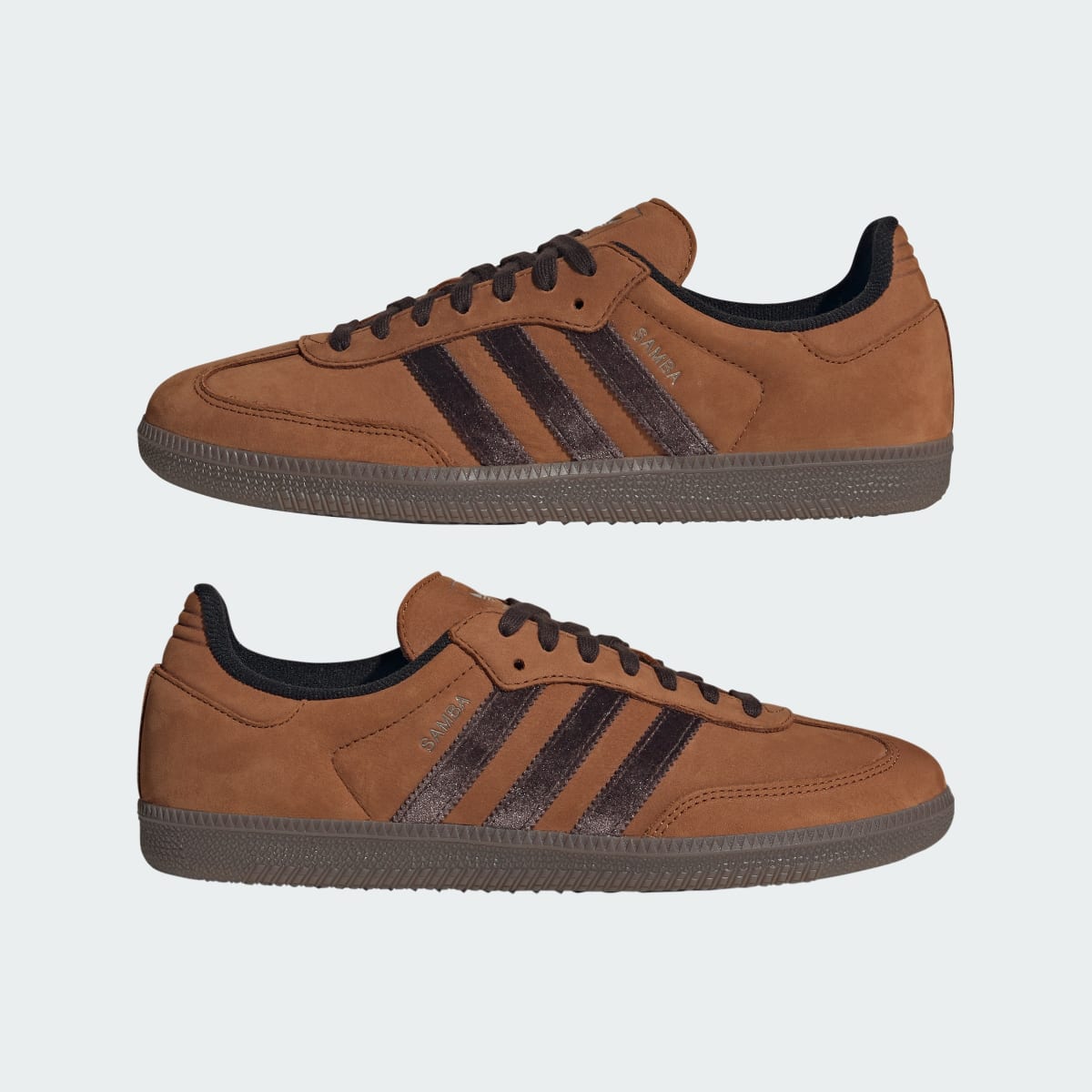 Adidas Men's SAMBA OG SHOES - Dusky Bronze / Aurora Coffee / Gum - Image 7